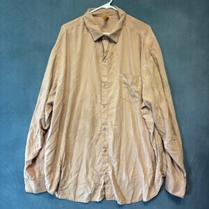 Skims Button Down Shirt Soft Pocket Office Slouchy Casual Oversized Loungewear